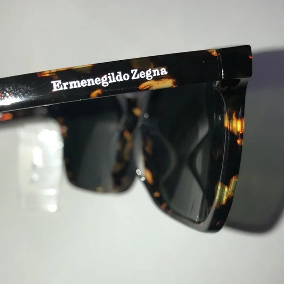 Ermenegildo Zegna 57MM Rectangular Sunglasses